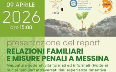 Famiglie e misure penali alternative Presentazione della “mappa” delle attività presenti sul territorio di Messina
