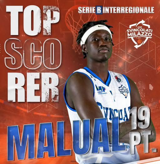 Basket. La Svincolati Milazzo torna a sorridere nel derby con la Basket School Messina: super Malual