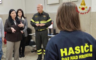 Cooperazione internazionale e sicurezza, studenti slovacchi in tirocinio al Comando dei Vigili del fuoco di Messina