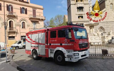 Fuga di gas in un locale, intervento di Vdf e tecnici