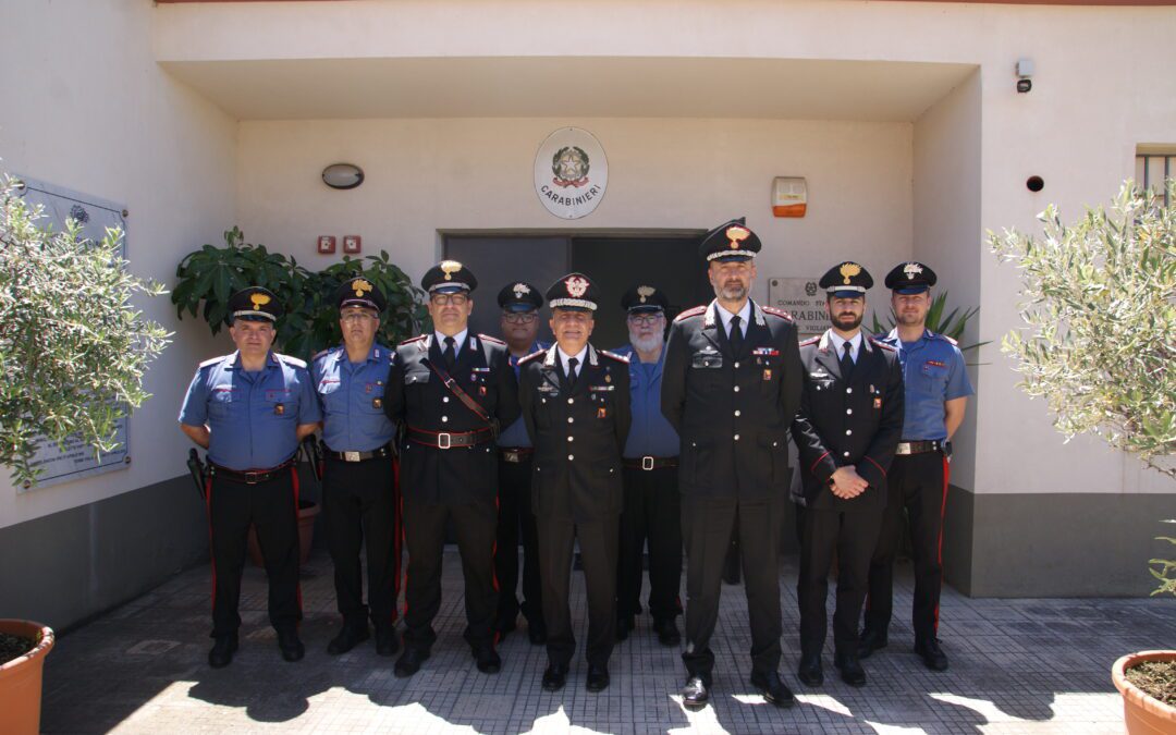 Visita alla Compagnia di Barcellona PG e Stazione di Terme Vigliatore del Comandante della Legione Carabinieri “Sicilia” Generale di Divisione Ubaldo Del Monaco