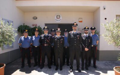 Visita alla Compagnia di Barcellona PG e Stazione di Terme Vigliatore del Comandante della Legione Carabinieri “Sicilia” Generale di Divisione Ubaldo Del Monaco