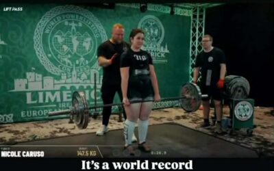 Barcellona PG. La giovane Nicole Caruso fa sognare.. ai campionati Europei WPC di Powerlifting in Irlanda