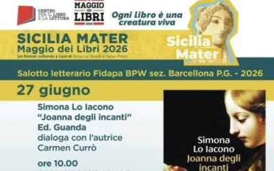 Barcellona PG. Ultimo appuntamento “Salotto Letterario” della Sezione FIDAPA in collaborazione con Sicilia Mater