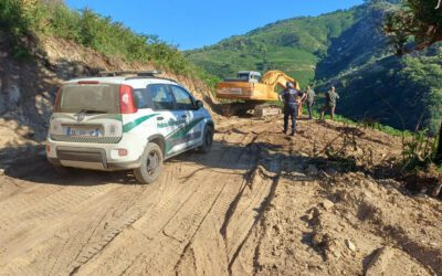 Tripi, la Polizia Metropolitana sequestra un’area di 1.000 mq e denuncia diverse persone
