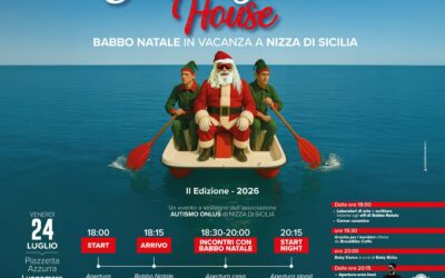 A Nizza di Sicilia, Babbo Natale non cambia spiaggia: ‘Santa Beach House 2026’