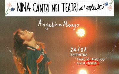Taormina, Angelina Mango al Teatro Antico con “Nina canta nei teatri d’estate”