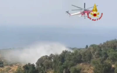 Vasta ondata roghi a Messina e provincia: interventi senza sosta da Milazzo a Barcellona PG