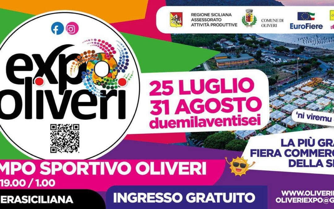 Expo Oliveri 2026: 21esima edizione. Tradizione, innovazione e territorio si incontrano ancora una volta