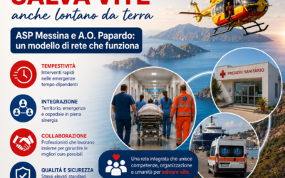 Isole Eolie, la sinergia tra ASP di Messina e UTIC dell’A.O. Papardo: “Modello di rete che salva vite”