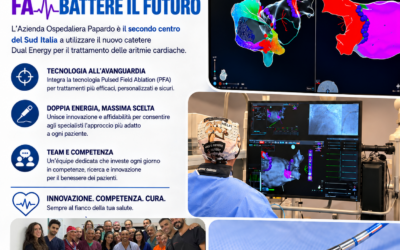 Ospedale Papardo, primo centro in Sicilia e secondo al Sud Italia ad utilizzare il nuovo catetere Dual Energy per il trattamento delle aritmie