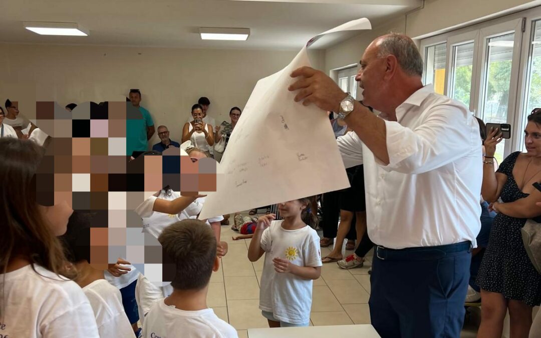 Milazzo. Nuovo asilo nido di Grazia, conclusi i lavori: visita del Sindaco Midili