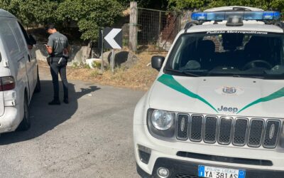 Apertura della caccia, controlli della Polizia Metropolitana: sequestrata una gabbia per cinghiali ad Acquedolci