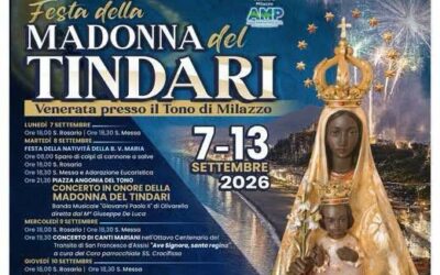 Milazzo. Via alla festa della Madonna del Tindari dal 7 al 13 settembre. Al Castello torna la grande musica da camera: “Milazzo chamber music festival 2026”