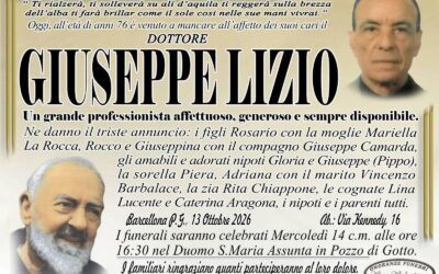 Barcellona PG piange il dottor Giuseppe Lizio: stimato medico e uomo generoso e disponibile