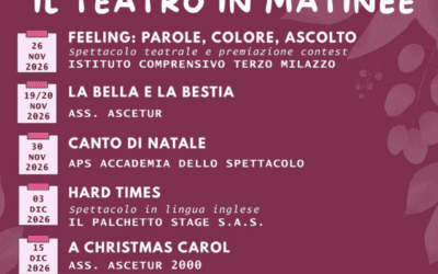 Barcellona PG. Teatro, verso la programmazione teatrale matinée 2026/2027