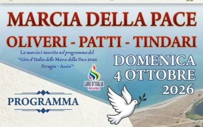 Marcia della Pace Oliveri – Patti – Tindari: “Camminiamo Insieme per la Pace”