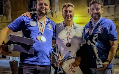 Due titoli italiani per i Cacciatori Subacquei Messina: Albano campione italiano Apnea Compatte, Torre campione italiano Apnea Master. Bronzo per Torre e Ruvolo nel Campionato per Società
