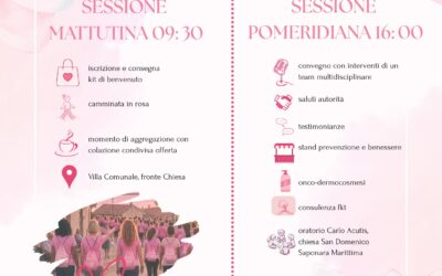 Ottobre Rosa 2026, la prevenzione unisce l’Italia: a Saponara una giornata dedicata alla salute delle donne